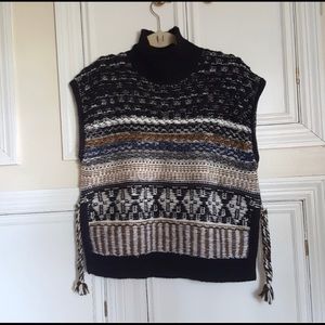 Madewell Fair Isle side tie sweater